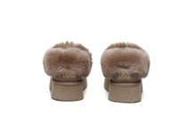 Load image into Gallery viewer, SALE. Fluffy Collar Platform Slippers