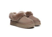 Load image into Gallery viewer, SALE. Fluffy Collar Platform Slippers