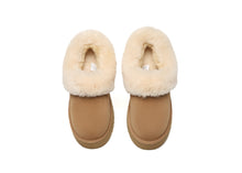 Load image into Gallery viewer, SALE. Fluffy Collar Platform Slippers