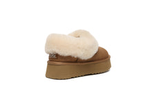 Load image into Gallery viewer, SALE. Fluffy Collar Platform Slippers