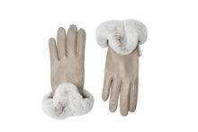 Load image into Gallery viewer, Leather Fluffy Gloves