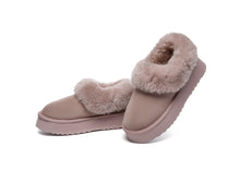 Load image into Gallery viewer, SALE. Fluffy Collar Platform Slippers