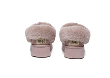 Load image into Gallery viewer, SALE. Fluffy Collar Platform Slippers