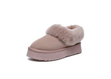 Load image into Gallery viewer, SALE. Fluffy Collar Platform Slippers