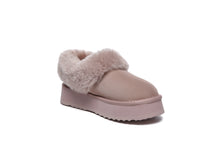 Load image into Gallery viewer, SALE. Fluffy Collar Platform Slippers