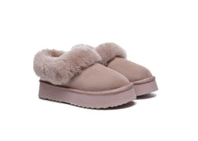 Load image into Gallery viewer, SALE. Fluffy Collar Platform Slippers