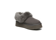 Load image into Gallery viewer, SALE. Fluffy Collar Platform Slippers