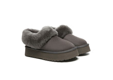 Load image into Gallery viewer, SALE. Fluffy Collar Platform Slippers