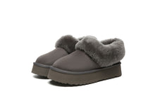 Load image into Gallery viewer, SALE. Fluffy Collar Platform Slippers