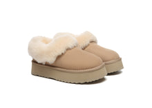 Load image into Gallery viewer, SALE. Fluffy Collar Platform Slippers